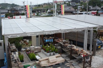 Mシェードを上から Mシェードを上から